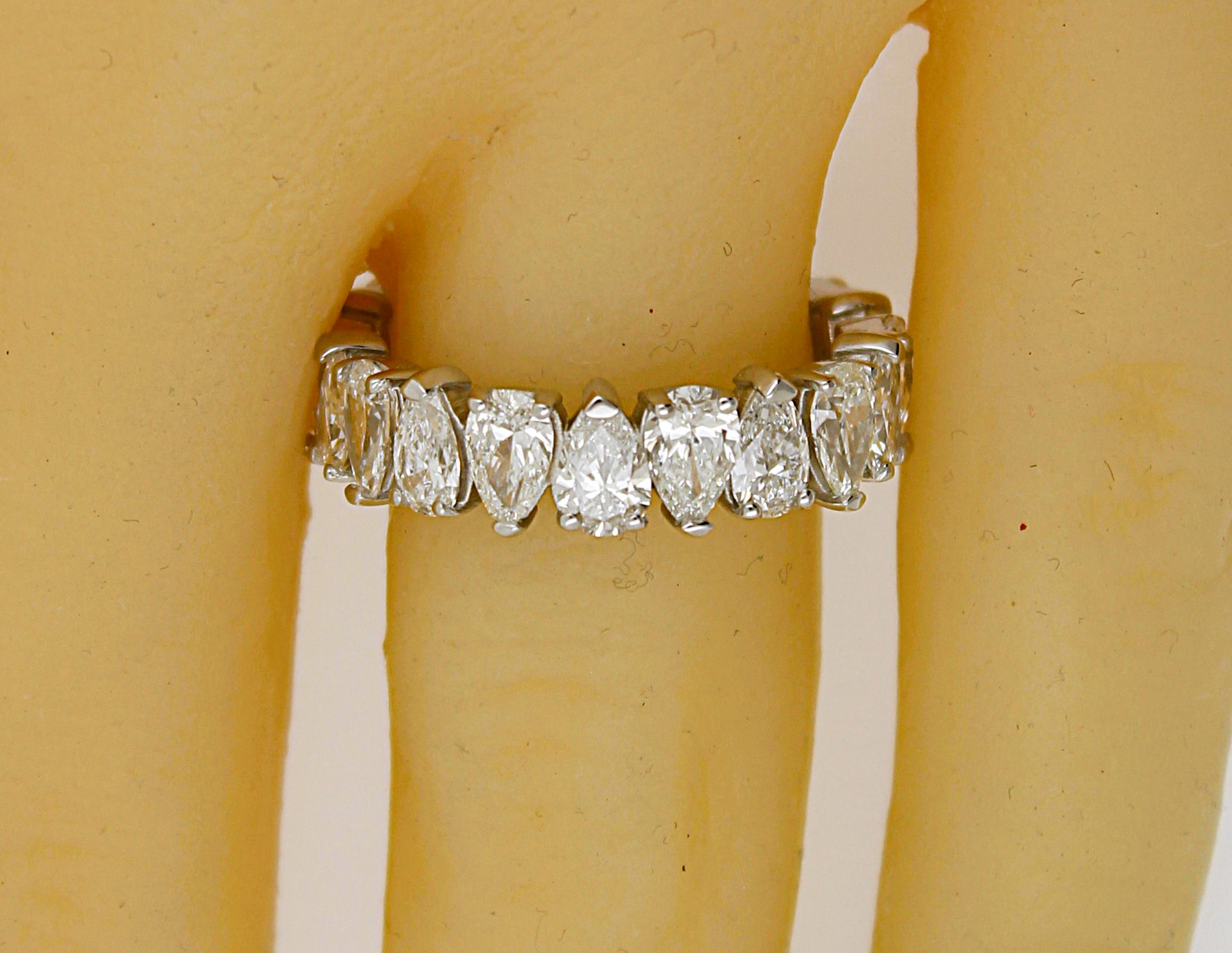 Pear Shape Eternity Band